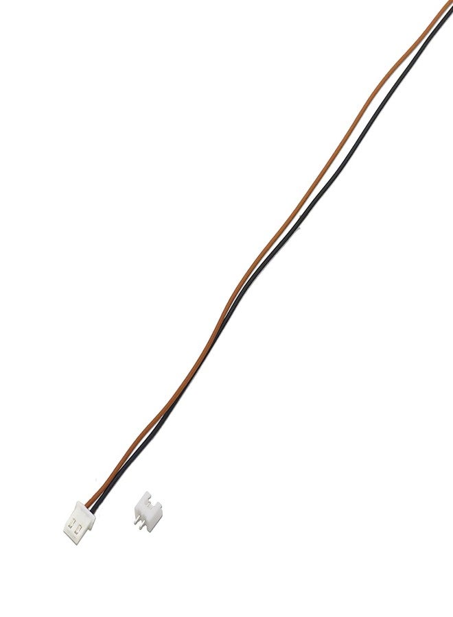 إلكترونيك سبايسس مجموعة موصلات إلكترونية ثنائية الدبابيس (ذكر وأنثى) بقطر 2.5 مم، مع سلك سيليكون بطول 10 بوصات - عبوة من 20 قطعة - Image 4